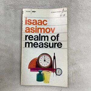 REALM OF MEASURE by Isaac Asimov - Fawcett Premier book Vtg Pb 1960
